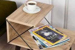 Comodino Newton, 50x40h55 cm,<Dmora Cheap
