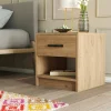 Comodino Noul, 52x45 h47 cm,<Dmora Outlet