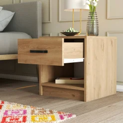 Comodino Noul, 52x45 h47 cm,<Dmora Outlet