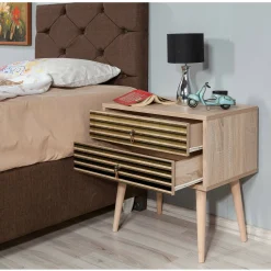 Comodino Ompong, 60x40h61 cm,<Dmora Cheap