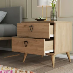 Comodino Pilar, 52x45 h55 cm,<Dmora Outlet