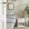 Comodino Scolastica, 40x40 h50 cm, Bianco<Dmora Best