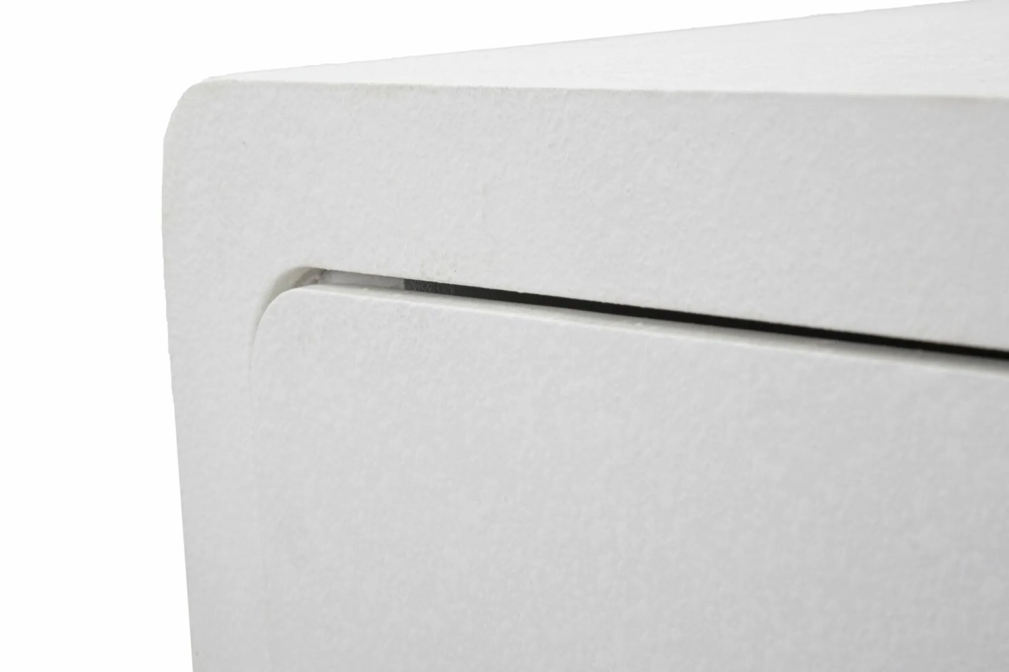 Comodino Suze, Bianco e Oro, 50x32 h50 cm<Dmora Hot