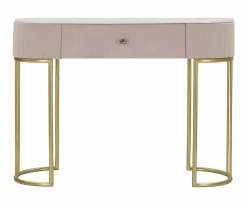 Consolle Abstraktes , 100x40 h75 cm, Rosa e Bianco<Dmora Flash Sale