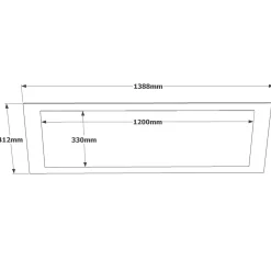Consolle Alleghe, 139x43 h84 cm,<Dmora Hot