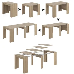 Consolle allungabile Abicitren, 51/237x90h78 cm,<Dmora Online