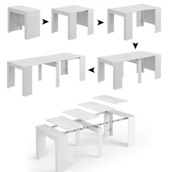 Consolle allungabile Abicitren, 51/237x90h78 cm,<Dmora Best