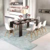 Consolle allungabile Akam, 186x80h76 cm, Marmo<Dmora Flash Sale
