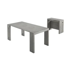 Consolle allungabile Akam, 186x80h76 cm,<Dmora Best