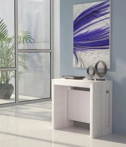 Consolle allungabile Akam, 186x80h76 cm,<Dmora Best