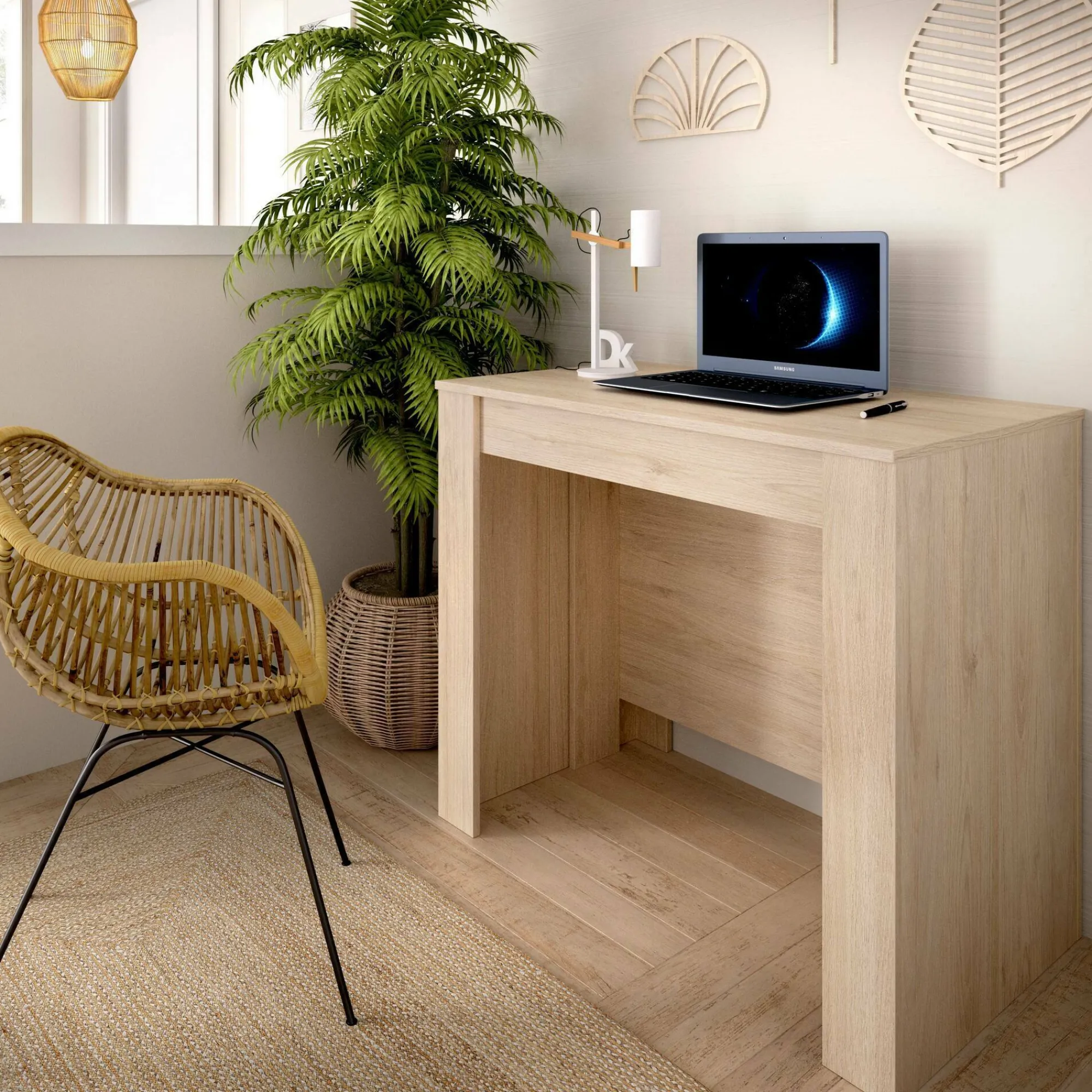 Consolle allungabile Alej, 54/239x90h77 cm,<Dmora Cheap