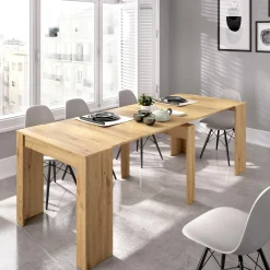 Consolle allungabile Dbiragh, 54/239x90h77 cm,<Dmora Shop