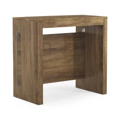 Consolle allungabile Detound, 186x80h76 cm, Rovere scuro<Dmora Fashion