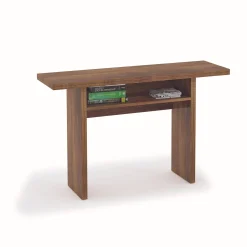 Consolle allungabile Dgalles, 120x70h75 cm, Rovere scuro<Dmora Store