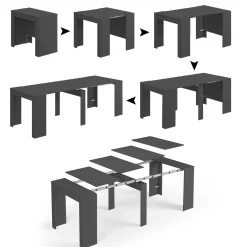 Consolle allungabile Diluna, 51/237x90h78 cm,<Dmora Store