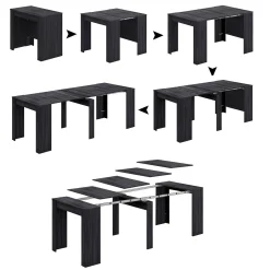 Consolle allungabile Diluna, 51/237x90h78 cm,<Dmora Store