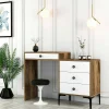 Consolle Artegna, 124x40h85 cm, Noce e Bianco<Dmora Flash Sale