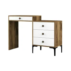 Consolle Artegna, 124x40h85 cm, Noce e Bianco<Dmora Flash Sale