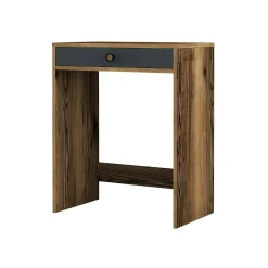 Consolle Bedonia, 70x85h40 cm, Noce e Antracite<Dmora Store