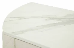 Consolle Niccolo, 100x40 h75 cm, Bianco e Oro<Dmora Store