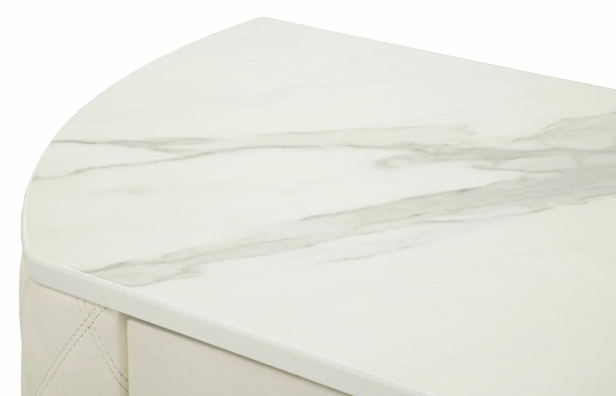 Consolle Niccolo, 100x40 h75 cm, Bianco e Oro<Dmora Store