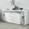Credenza Aba, 180x40h80 cm, lucido<Dmora Best