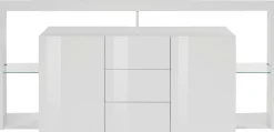 Credenza Aba, 180x40h80 cm, lucido<Dmora Best