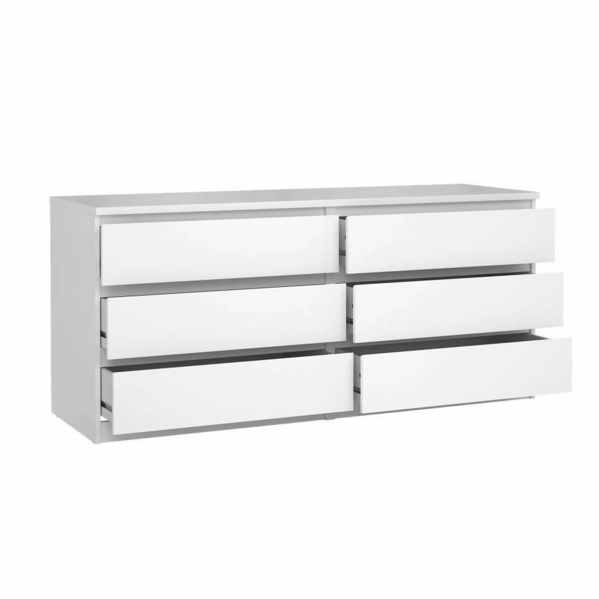 Credenza Abacadabra, 154x50 h70 cm, Bianco<Dmora Cheap