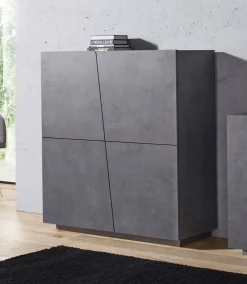 Credenza Abbabbau, cm 120x43h126,<Dmora Cheap