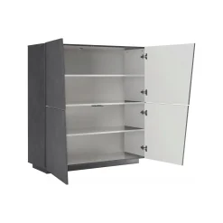 Credenza Abbabbau, cm 120x43h126,<Dmora Cheap