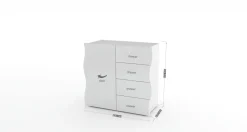 Credenza Abig, cm 90x40h81,<Dmora New