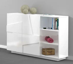 Credenza Acab, cm 121x38h86,<Dmora New