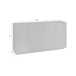 Credenza Ackhab, cm 159x43h86,<Dmora Online