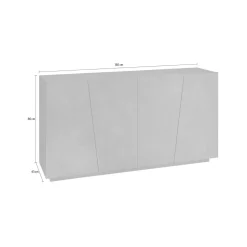 Credenza Ackhab, cm 159x43h86,<Dmora Discount