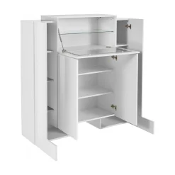 Credenza Acquadolce, cm 130x45h135,<Dmora New