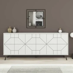 Credenza Africo, 184x35h77 cm,<Dmora Best