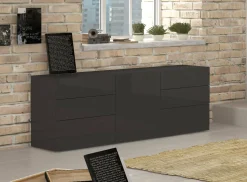 Credenza Agito, cm 170x40h35,<Dmora Cheap
