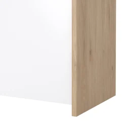 Credenza Alalngar, 48x149 h84 cm, Rovere e Bianco<Dmora Discount
