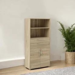 Credenza Albidona, 89x40 h186 cm,<Dmora Discount