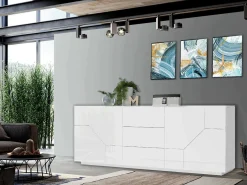 Credenza Almira, cm 220x43h86,<Dmora Best Sale