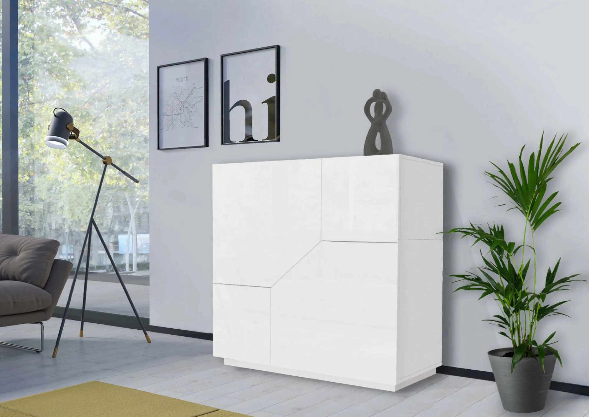 Credenza Amento, cm 79x43h86,<Dmora Discount