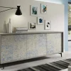 Credenza Aminda, 184x45h77 cm,<Dmora Fashion