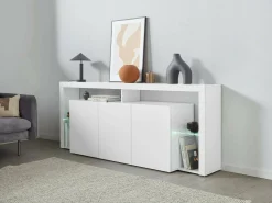 Credenza Andaleiv, Credenza moderna, lucido<Dmora Shop