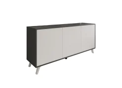Credenza Annina, 154x40h72 cm, Antracite e Bianco<Dmora Cheap