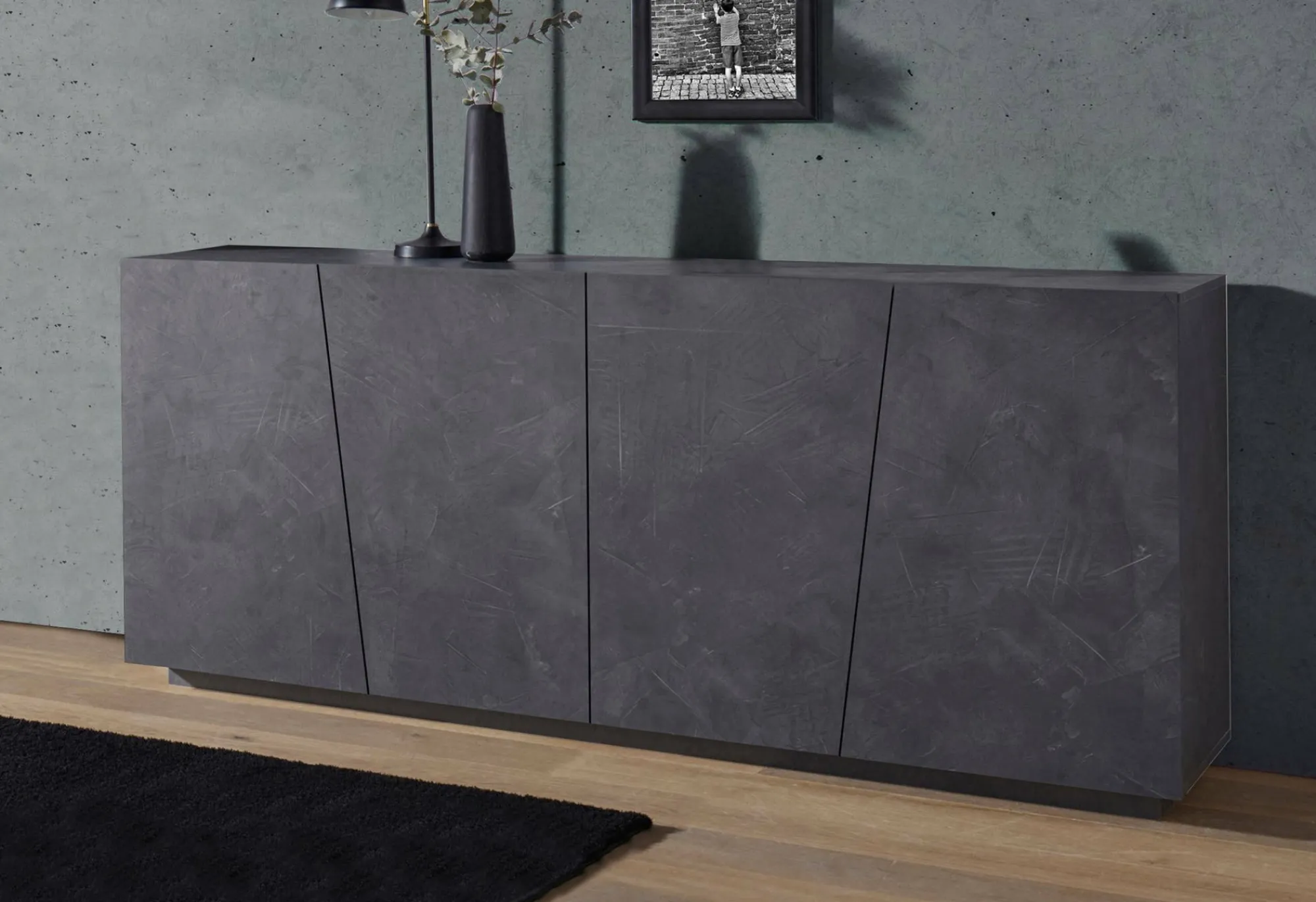 Credenza Apollo, cm 200x43h86,<Dmora Outlet