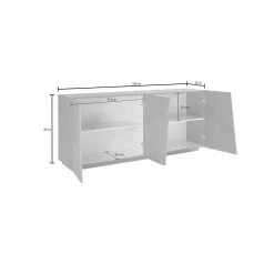 Credenza Apollo, cm 200x43h86,<Dmora Fashion