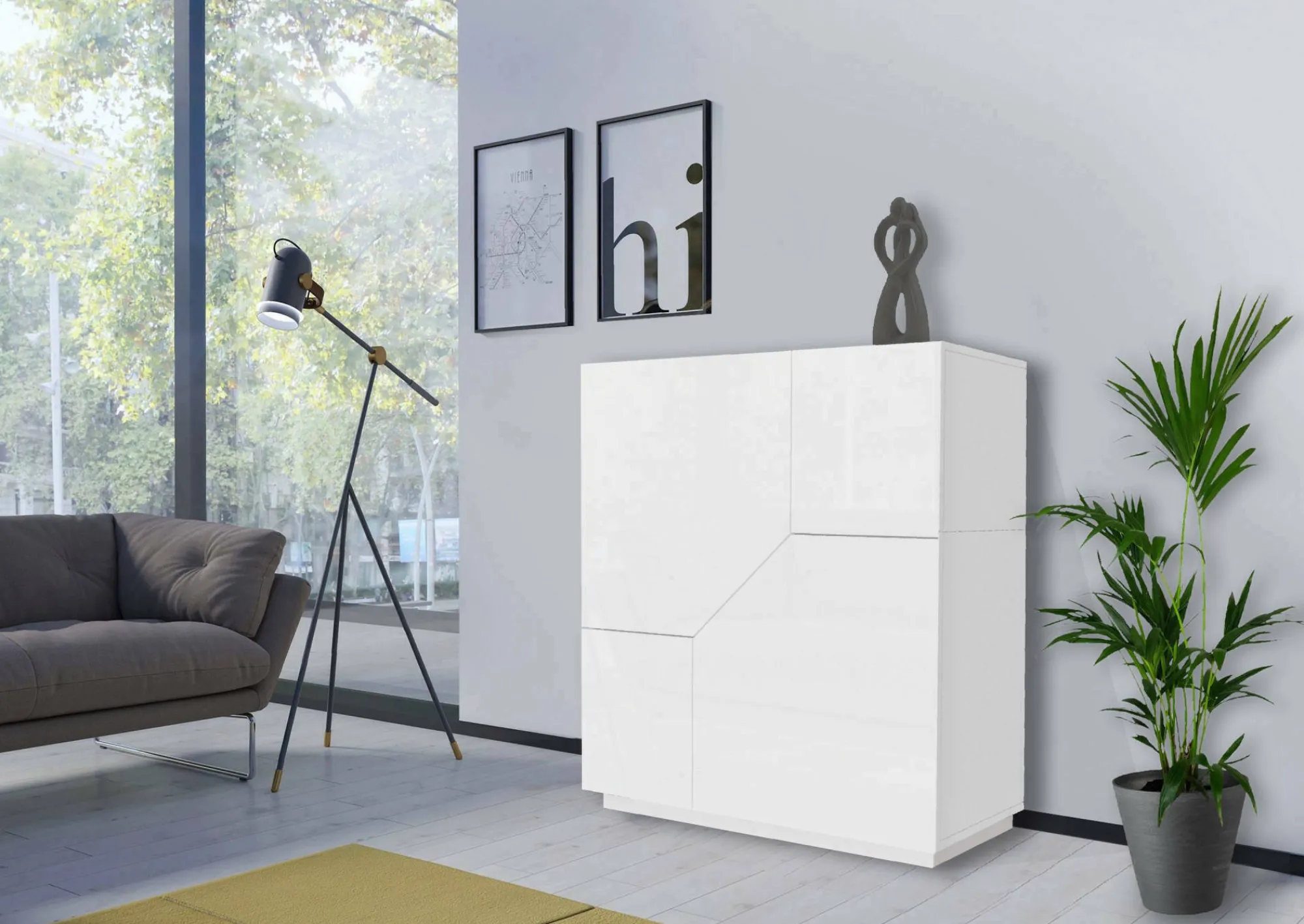 Credenza Arbal, cm 100x43h106,<Dmora Flash Sale
