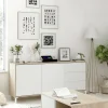 Credenza Ardelia, 154x41h74 cm, Rovere e Bianco<Dmora Fashion