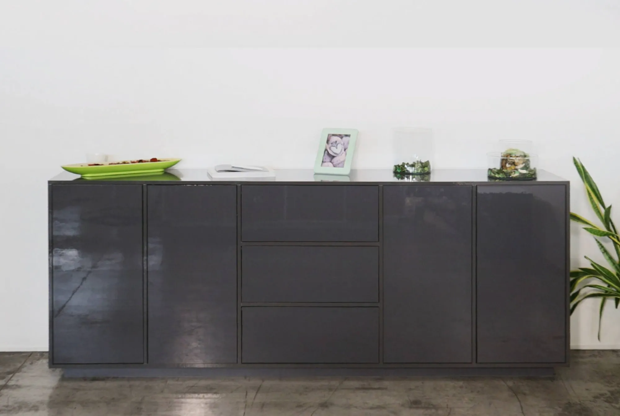 Credenza Arrachis, cm 220x41h86,<Dmora Sale