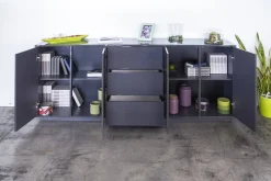 Credenza Arrachis, cm 220x41h86,<Dmora Sale